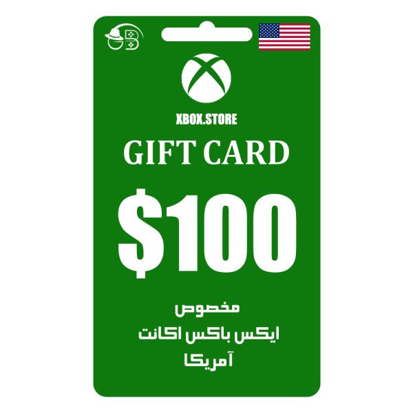 گیفت کارت آمریکا 100 دلاری ایکس باکس Xbox