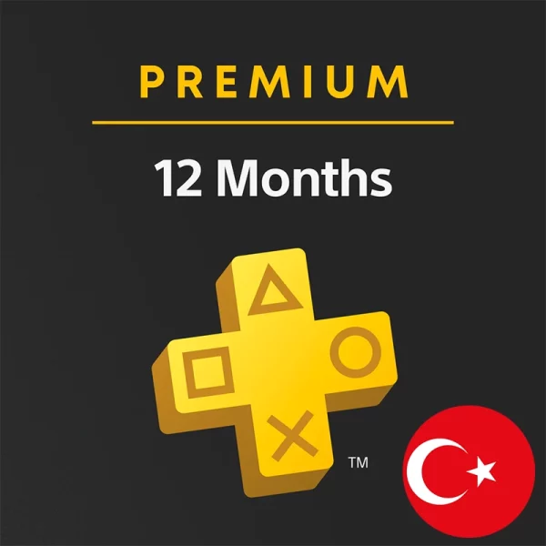 پلی استیشن پلاس ترکیه 1 ساله نسخه Premium