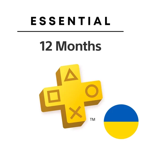 پلی استیشن پلاس اوکراین 1 ساله نسخه Essential